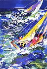 High Canvas Paintings - High Seas Sailing II